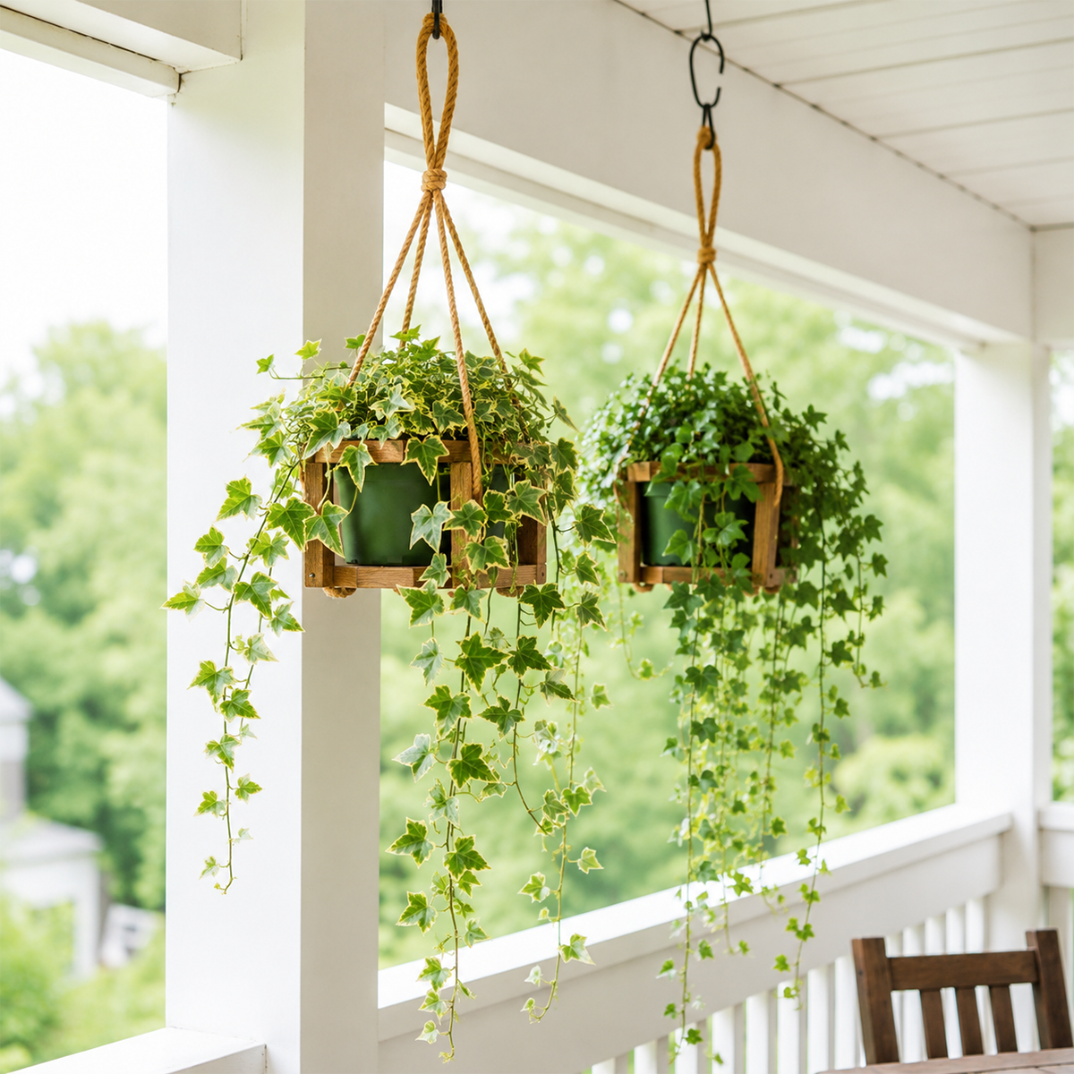 2 English Ivy Variety Pack - 6" Hanging Pot