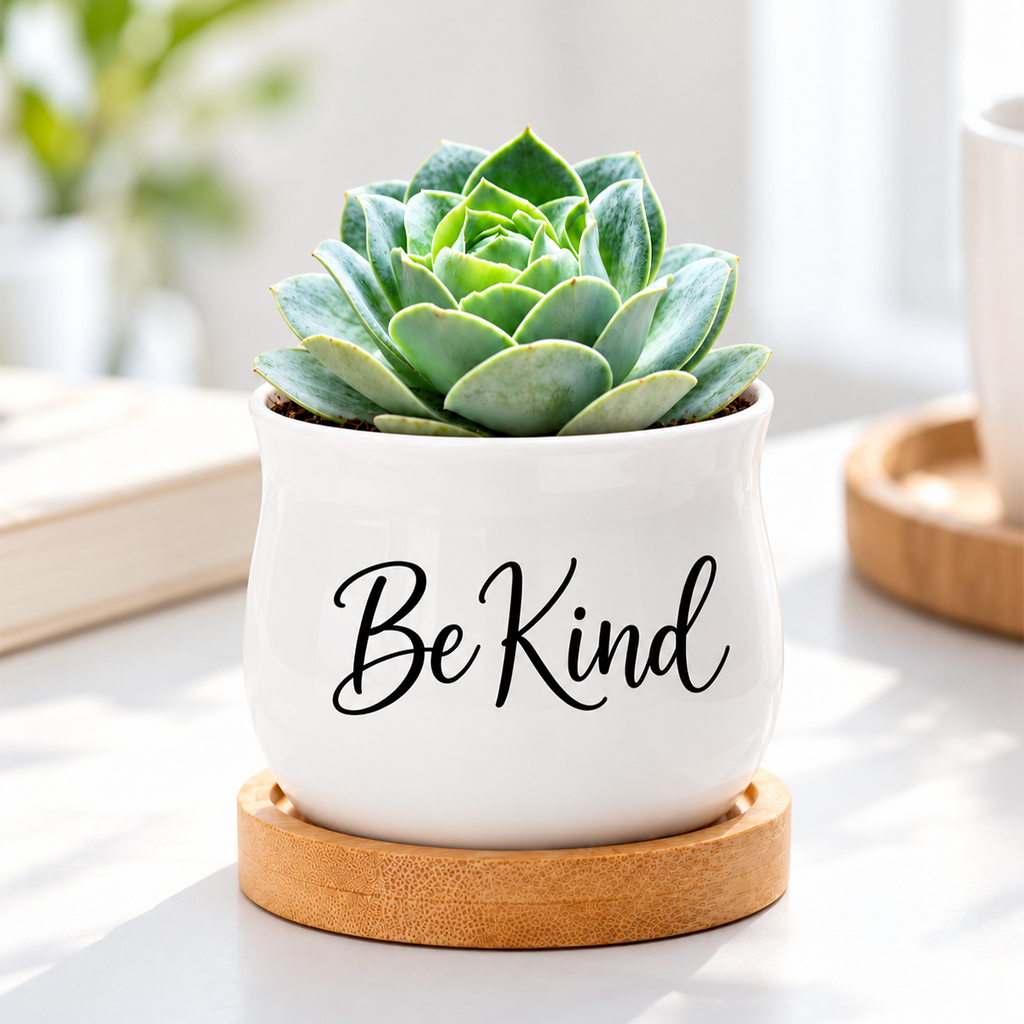 Succulent Pot - Be Kind