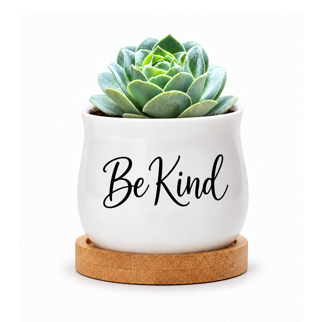Succulent Pot - Be Kind