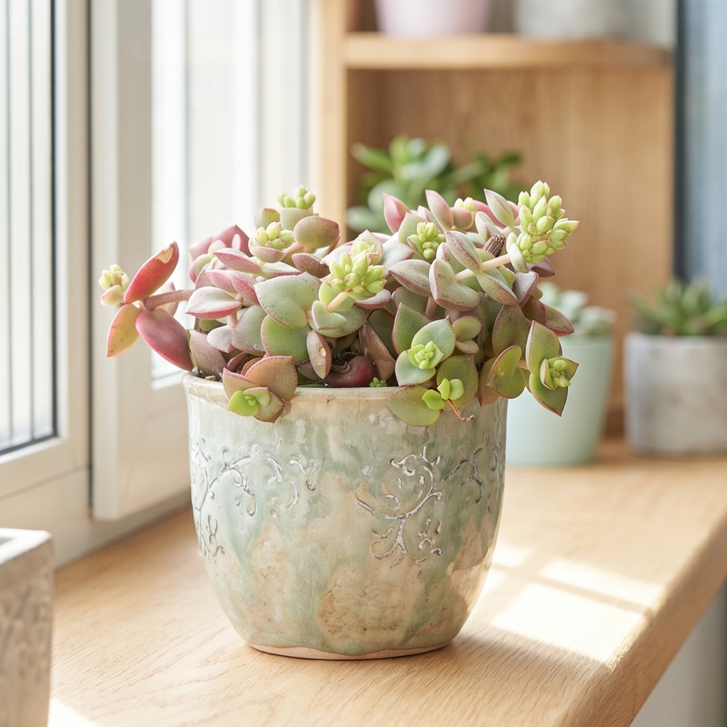 Crassula pellucida ssp. marginalis f. rubra