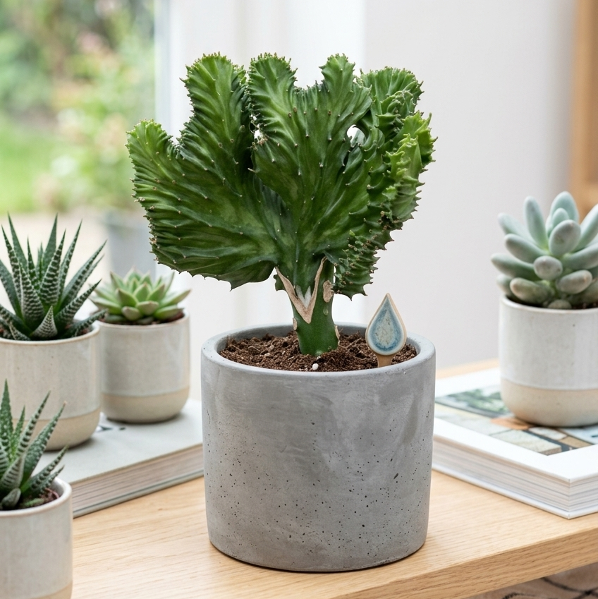 Succulent Euphorbia Lactea 'Mermaid Tail'
