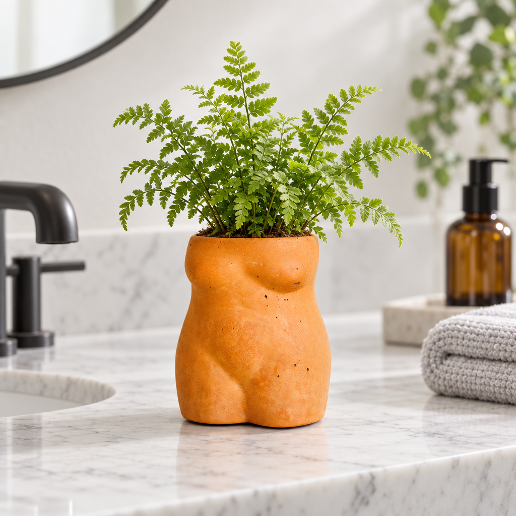 Female Figure Planter