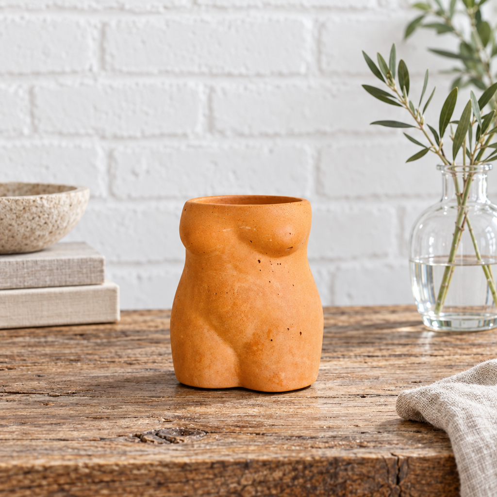 Female Figure Planter