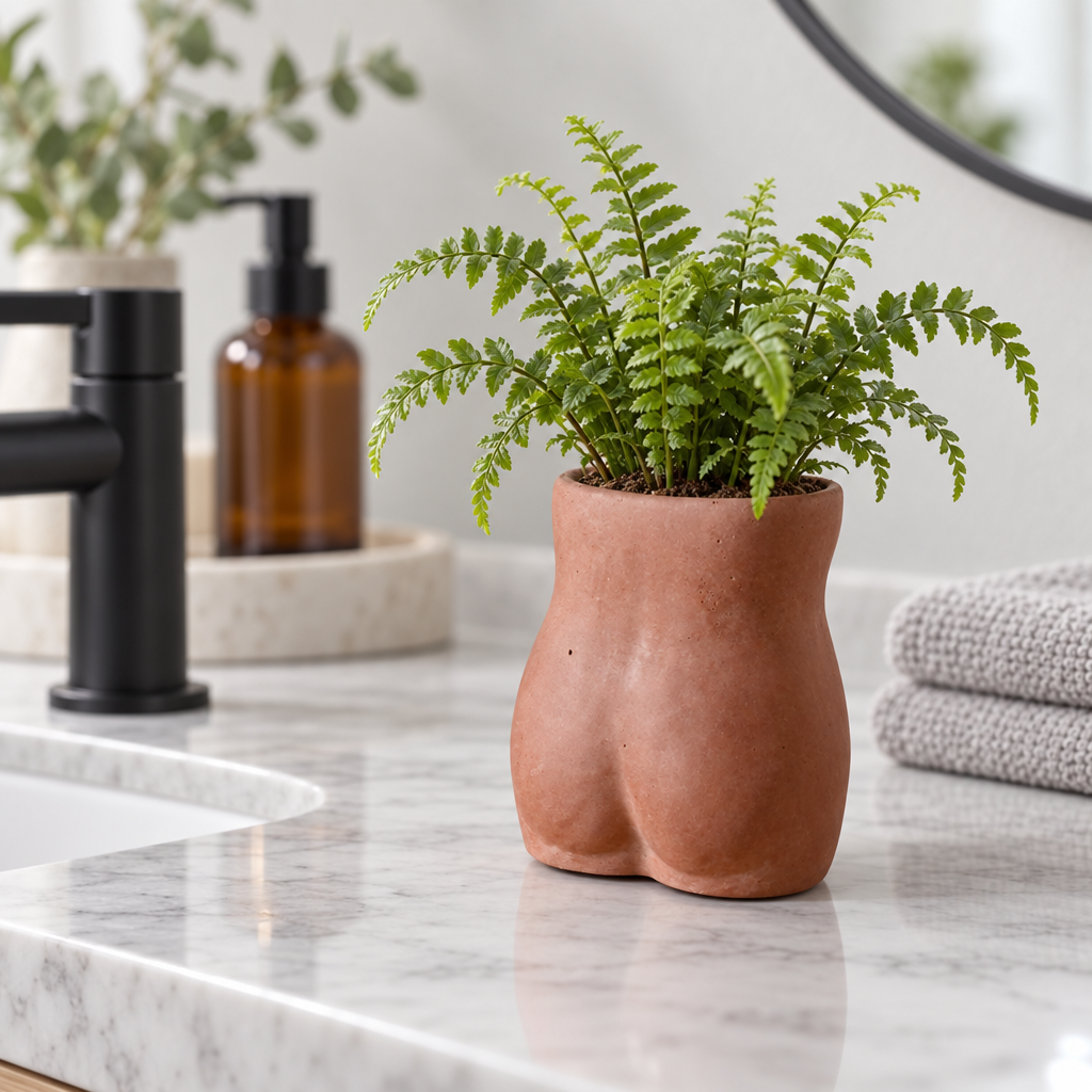 Female Figure Planter