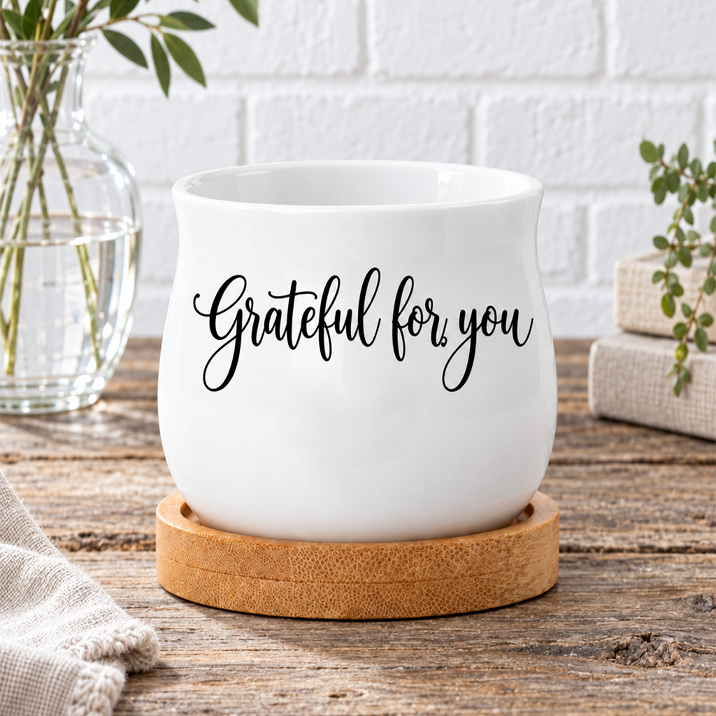 Succulent Pot - Grateful for you