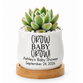 Personalized Succulent Pot - Grow Baby Grow