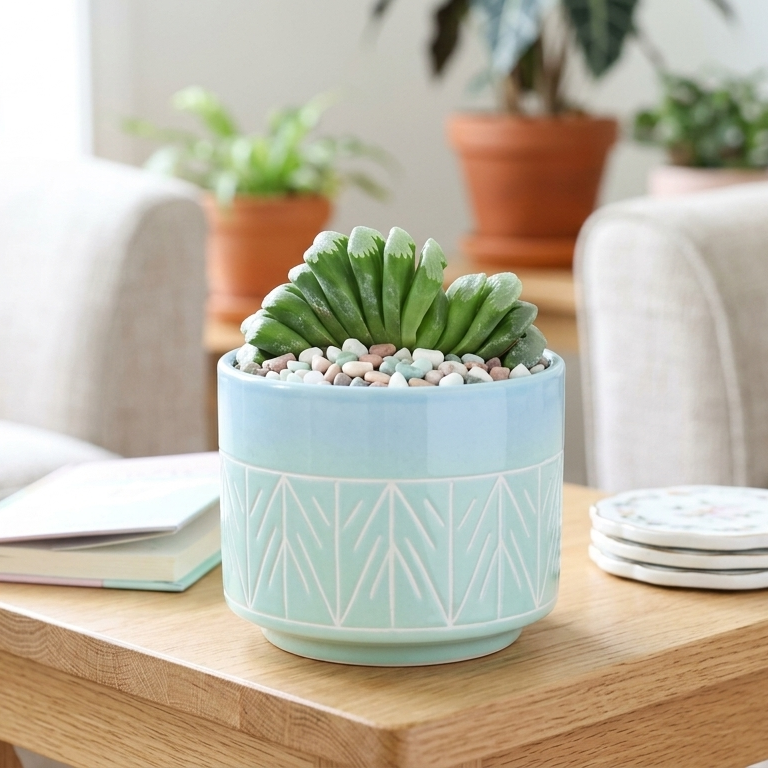 Haworthia truncata 'Jolly Green Giant'