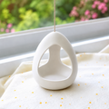 White Ceramic Hanging Pod