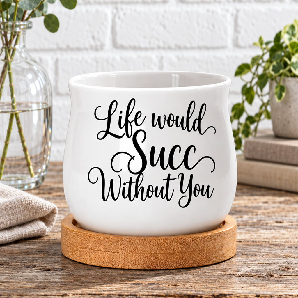 Succulent Pot - Life would Succ Without You