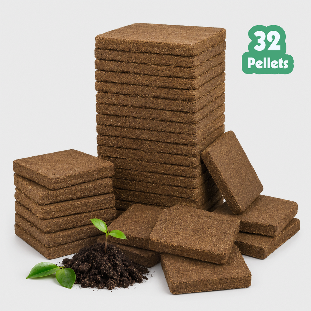 Nursery Soil Coco Coir Pellets (50mm, 32-512pcs)