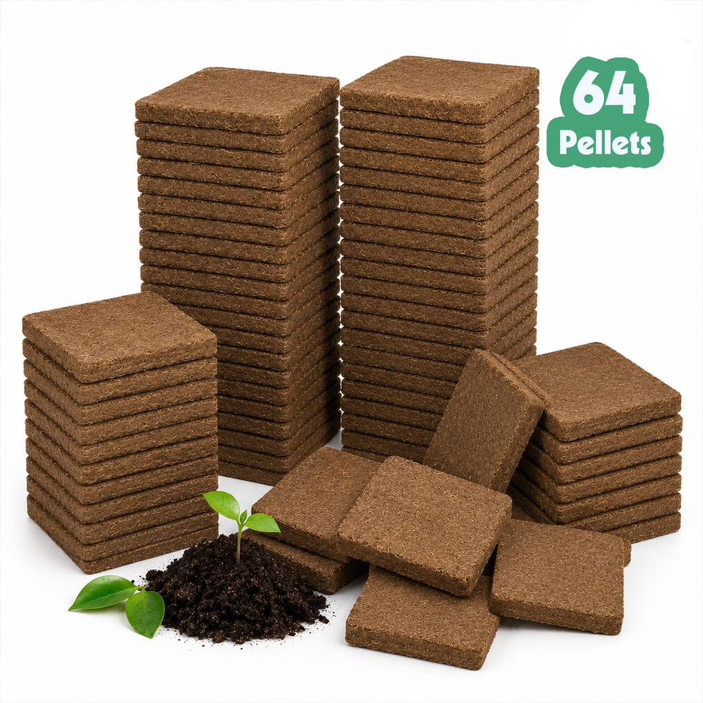 Nursery Soil Coco Coir Pellets (50mm, 32-512pcs)