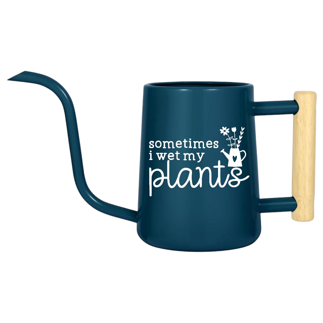 Personalized Metal Watering Can - Sometimes I Wet My Plants