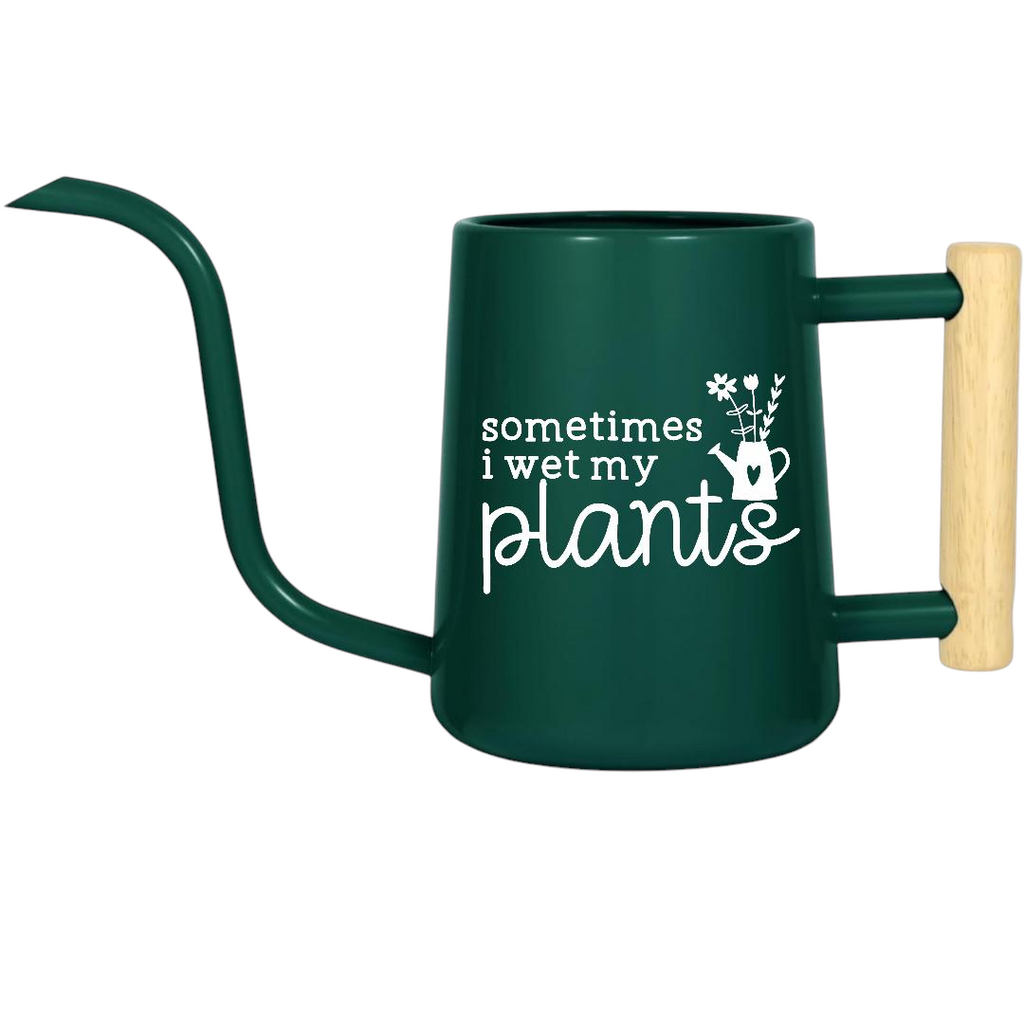 Personalized Metal Watering Can - Sometimes I Wet My Plants