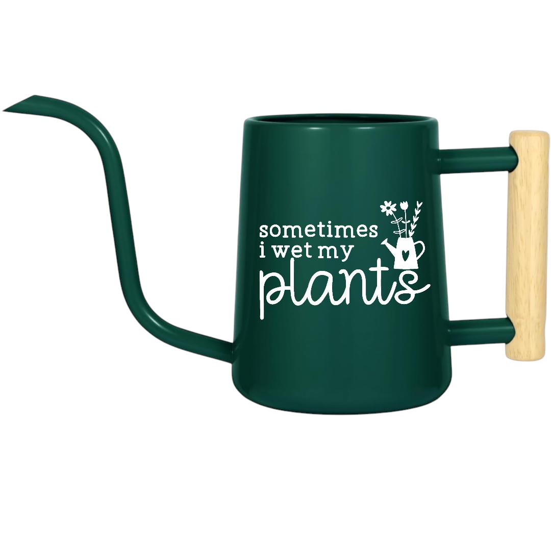 Personalized Metal Watering Can - Sometimes I Wet My Plants