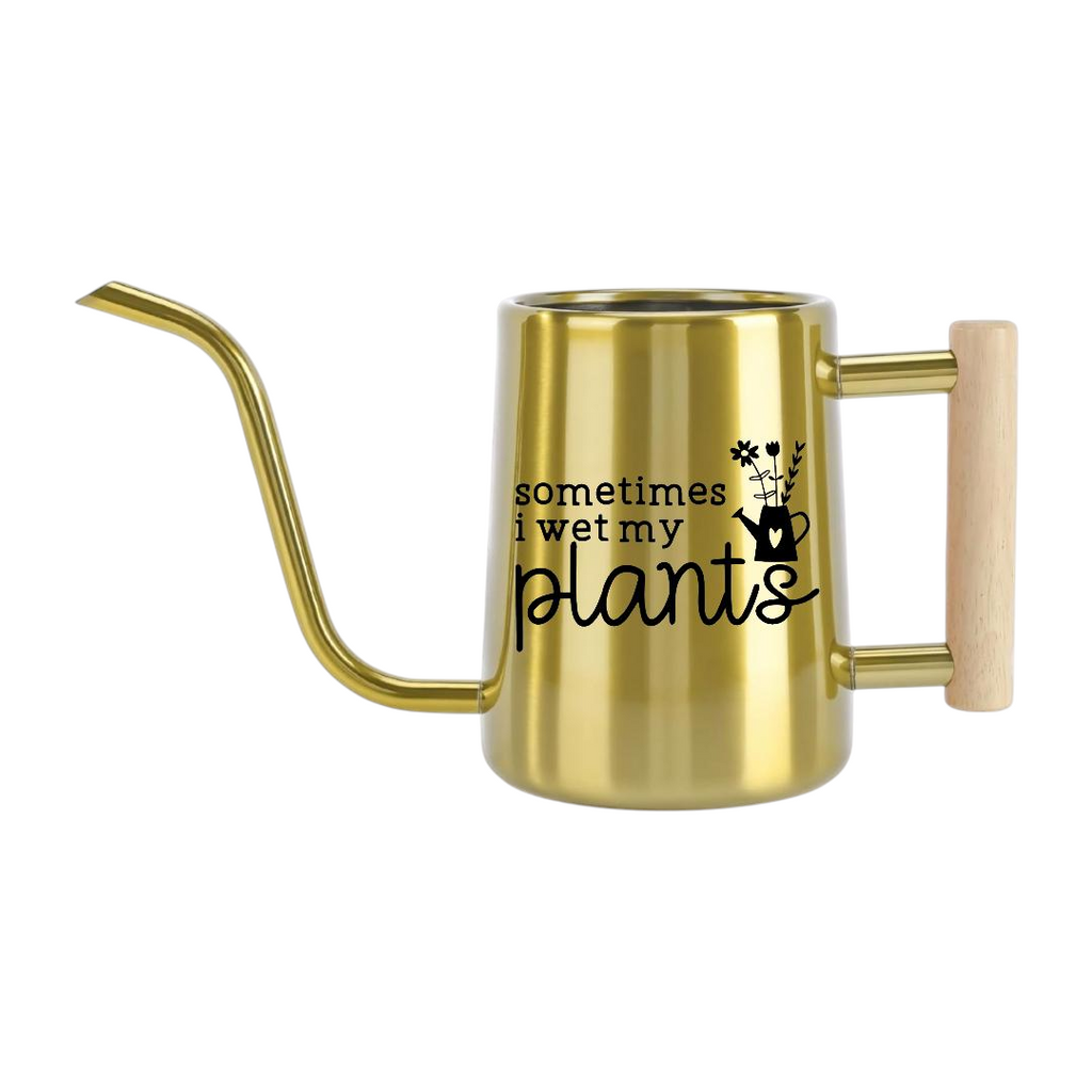 Personalized Metal Watering Can - Sometimes I Wet My Plants