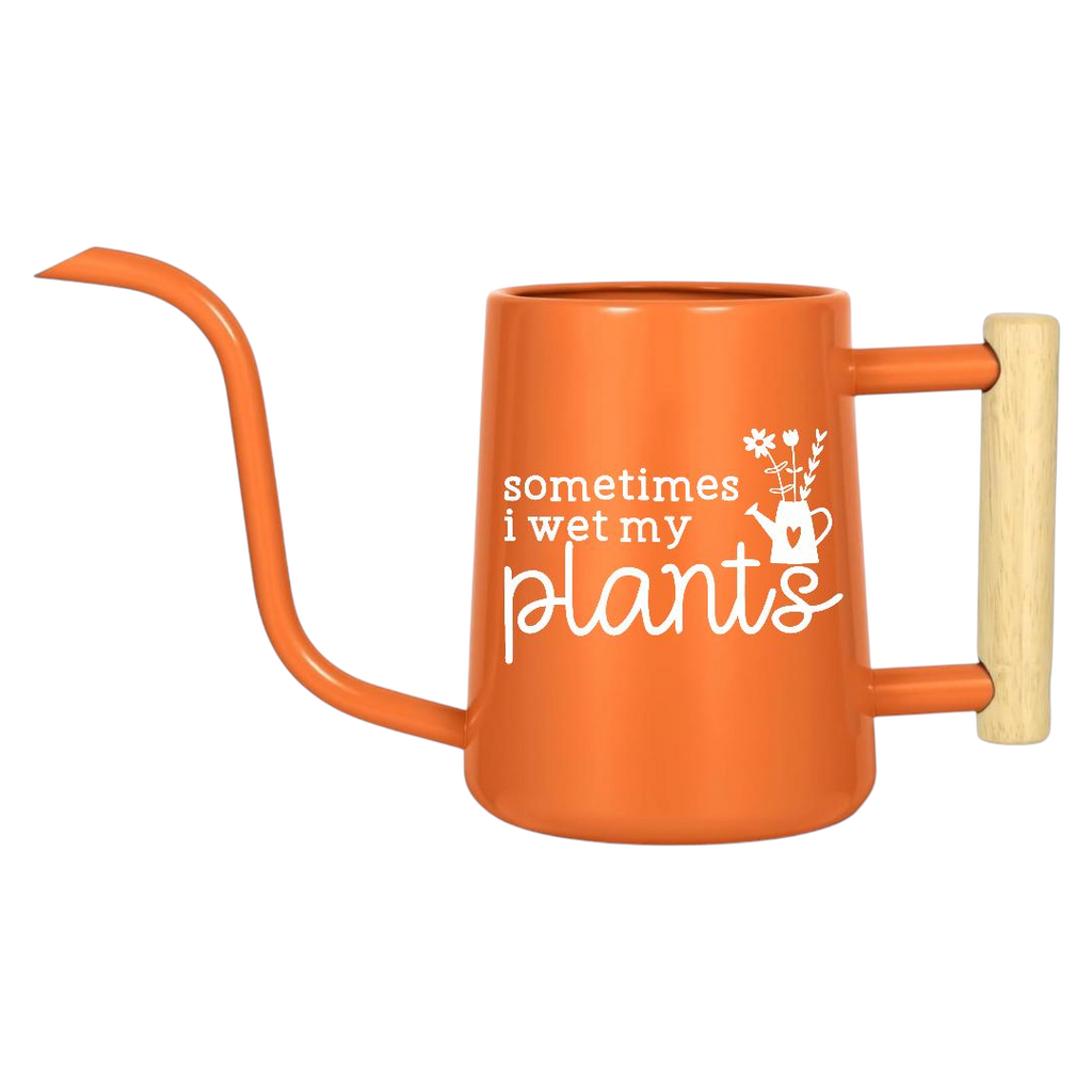 Personalized Metal Watering Can - Sometimes I Wet My Plants