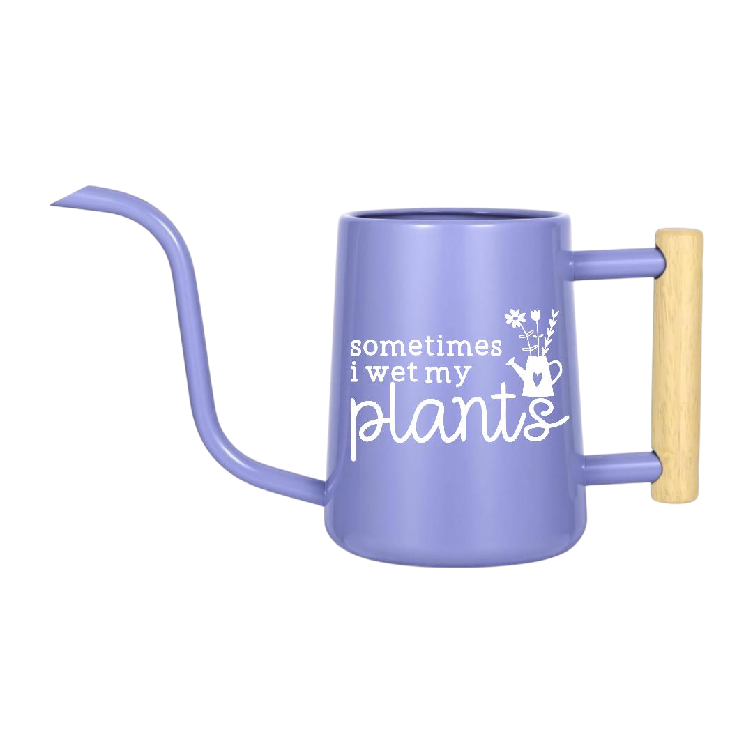 Personalized Metal Watering Can - Sometimes I Wet My Plants
