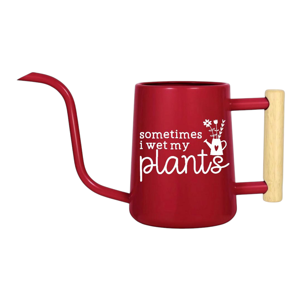 Personalized Metal Watering Can - Sometimes I Wet My Plants