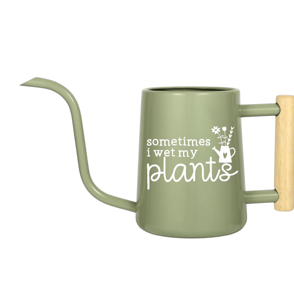 Personalized Metal Watering Can - Sometimes I Wet My Plants