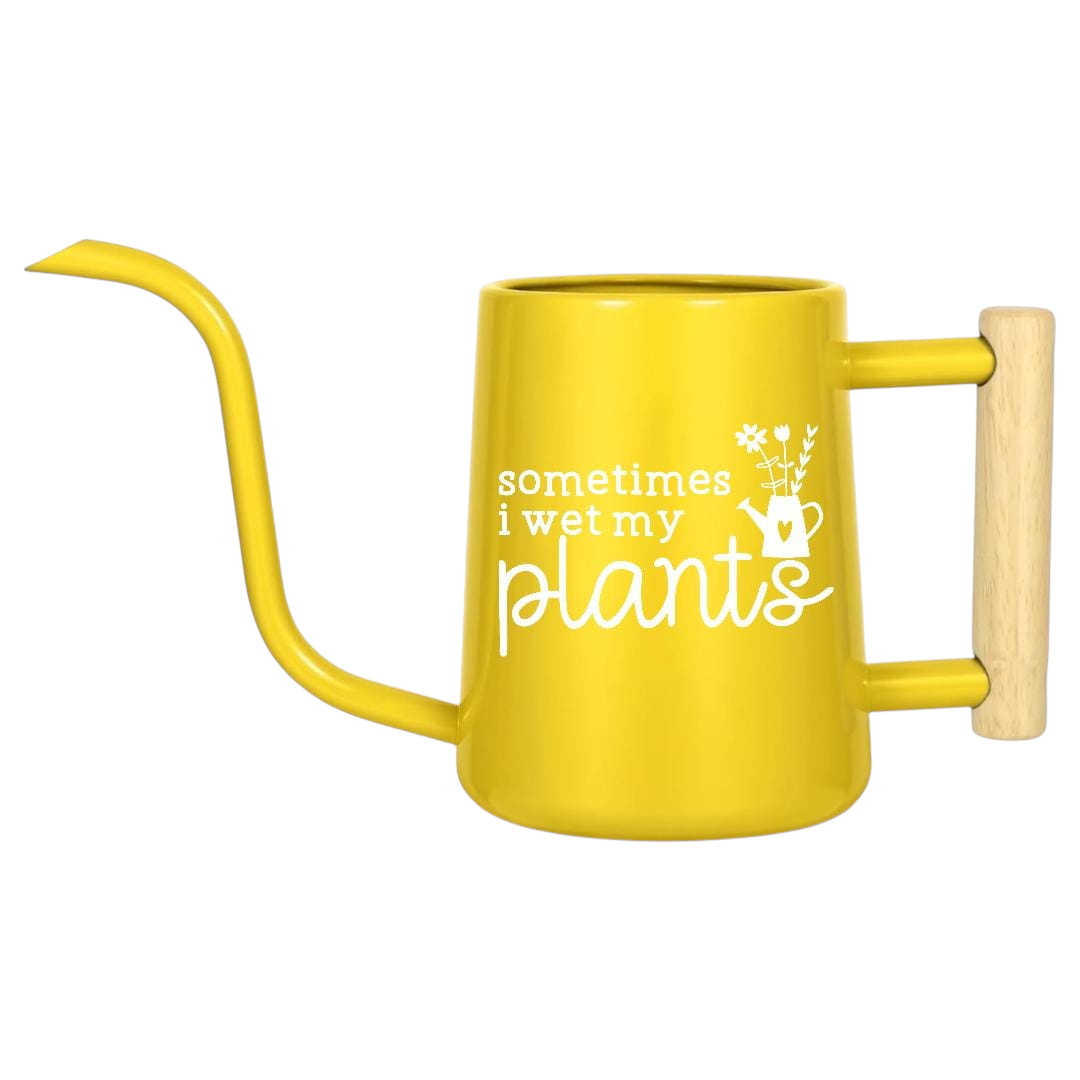 Personalized Metal Watering Can - Sometimes I Wet My Plants