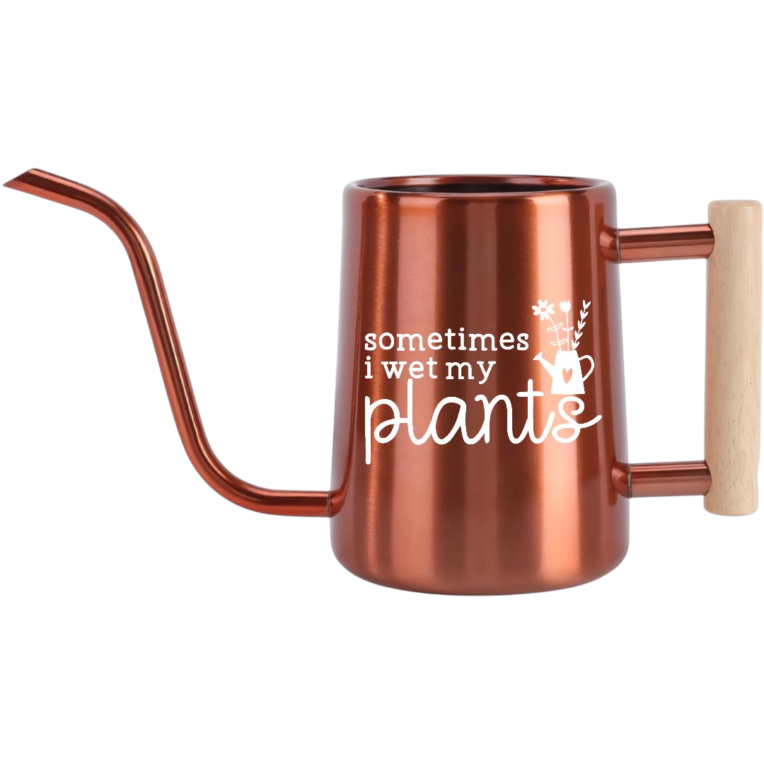Personalized Metal Watering Can - Sometimes I Wet My Plants