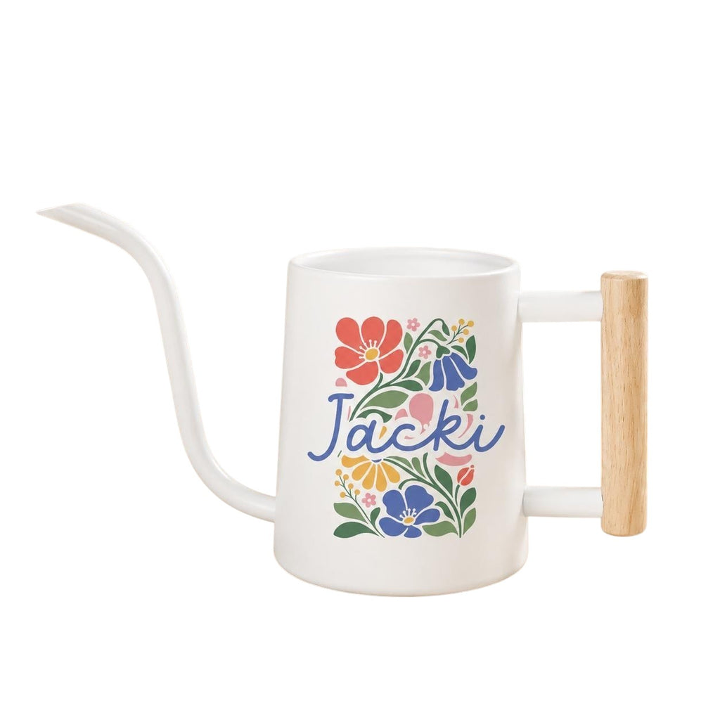 Personalized Watering Can - Colorful Floral