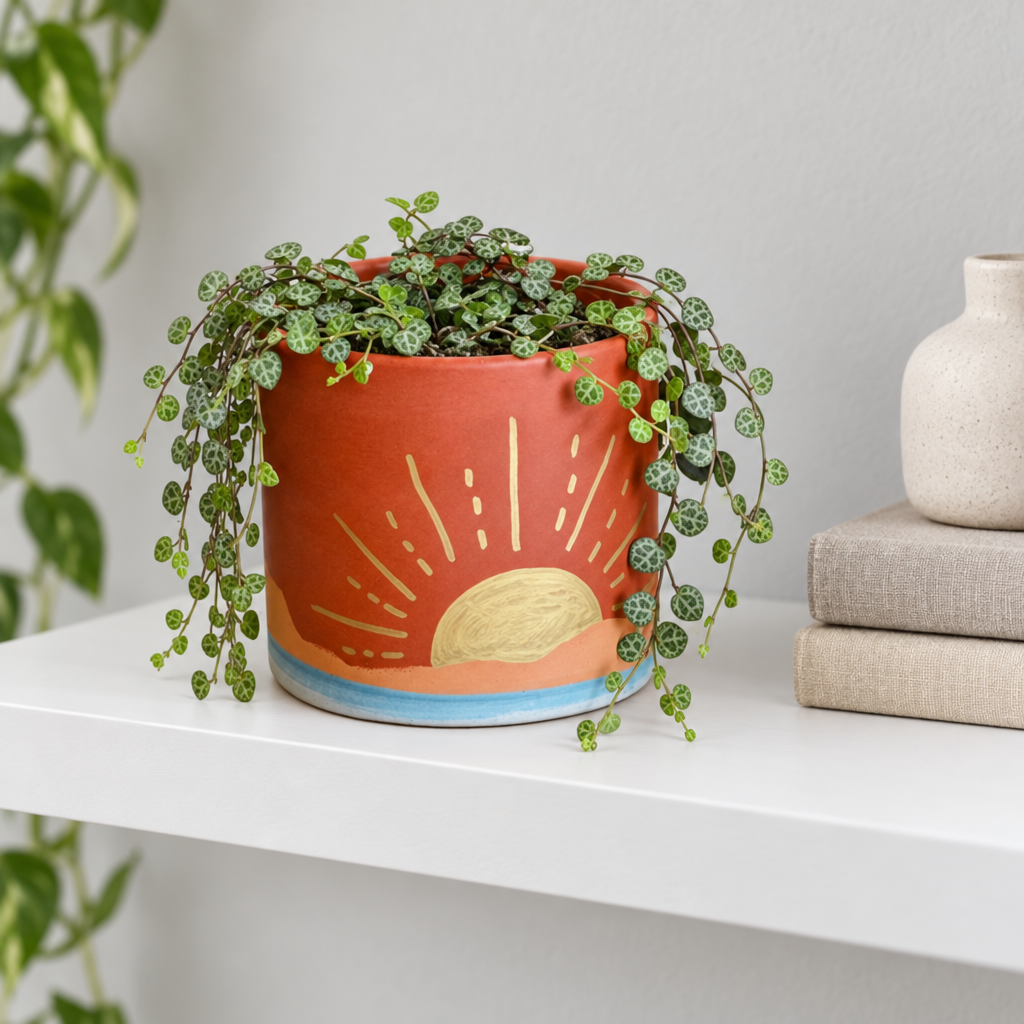 Sunset Layered Flower Pot