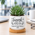 Personalized Succulent Pot for Corporate Favor - Teamwork