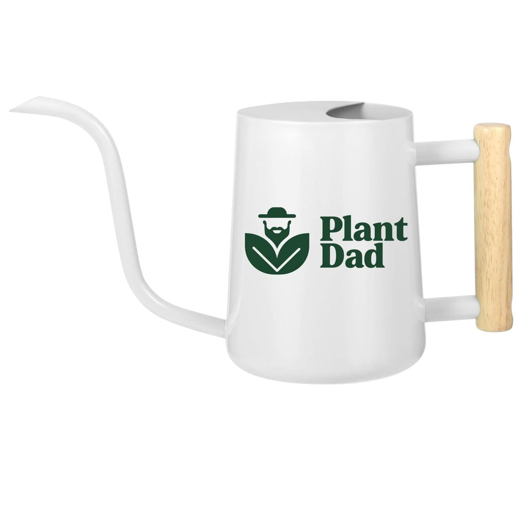 White Watering Can - Plant Dad