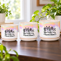 Iridescent White Ceramic Pot - You Make my Heart Bloom